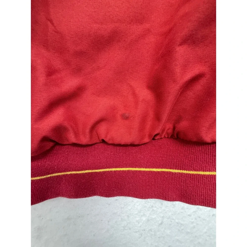 Nike FC Barcelona Kids Red Full Zip Soccer Track Jacket S Embroidered Crest